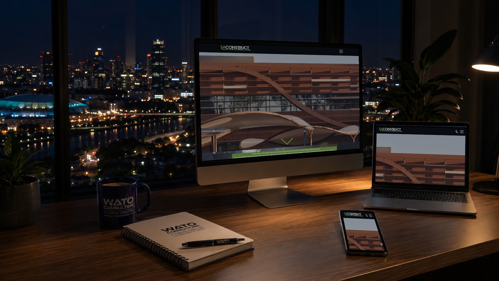SA Construct — nighttime-office